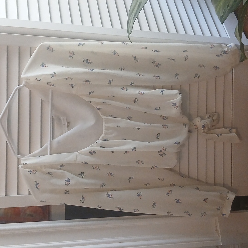 Floral Cream Blouse